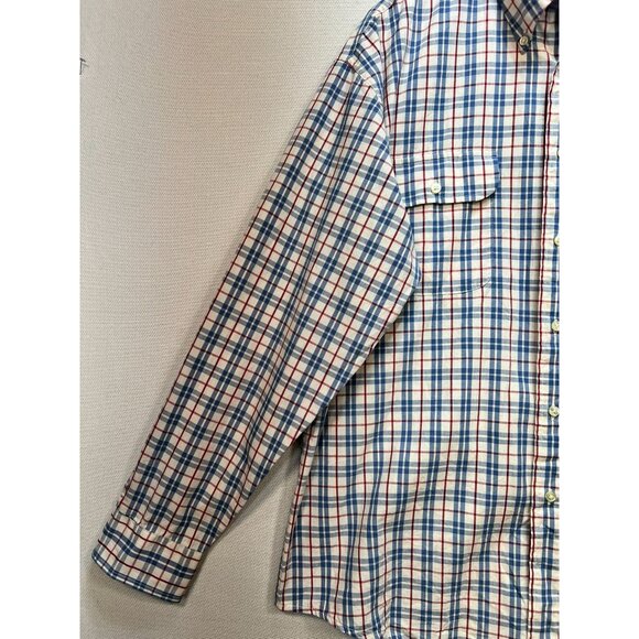 Tommy Hilfiger Men's Button Down Shirt Long Sleeve Size XL Multicolor Windowpane - Picture 8 of 12